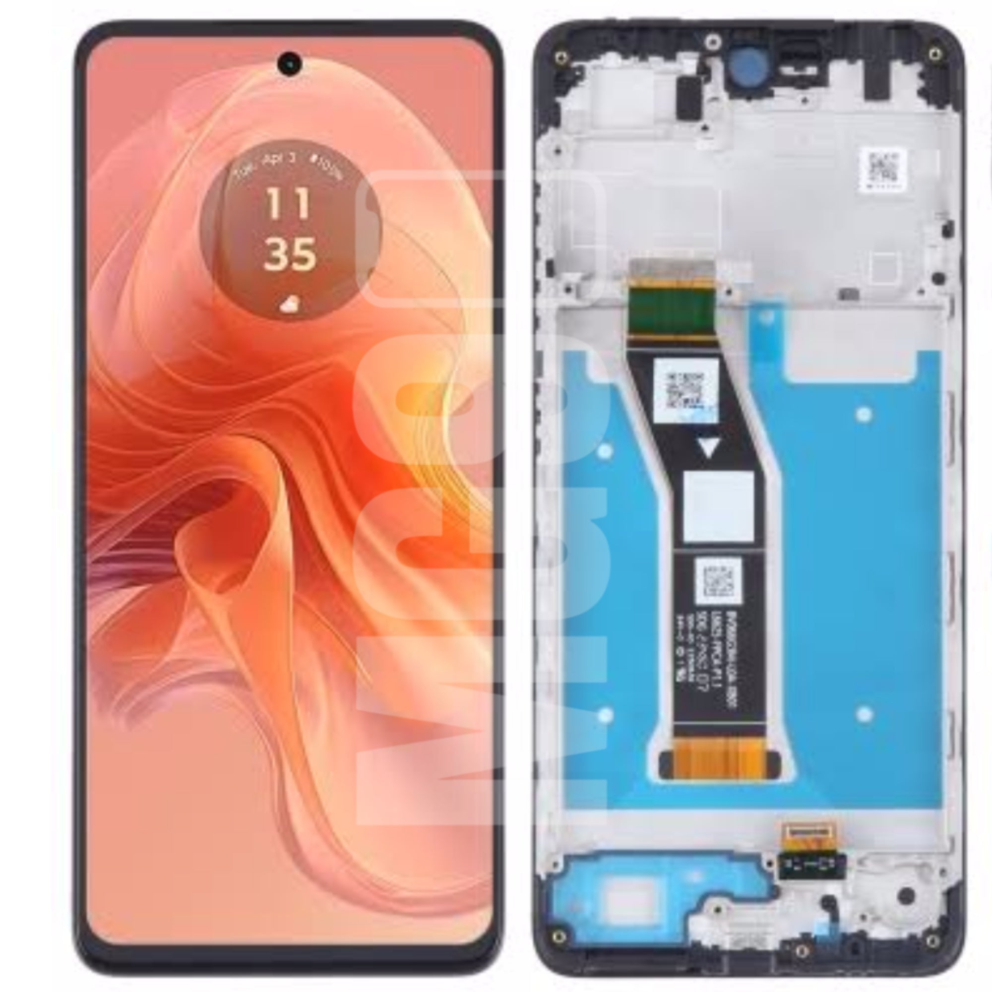 Pantalla Display Motorola Moto G04 OEM Con Marco