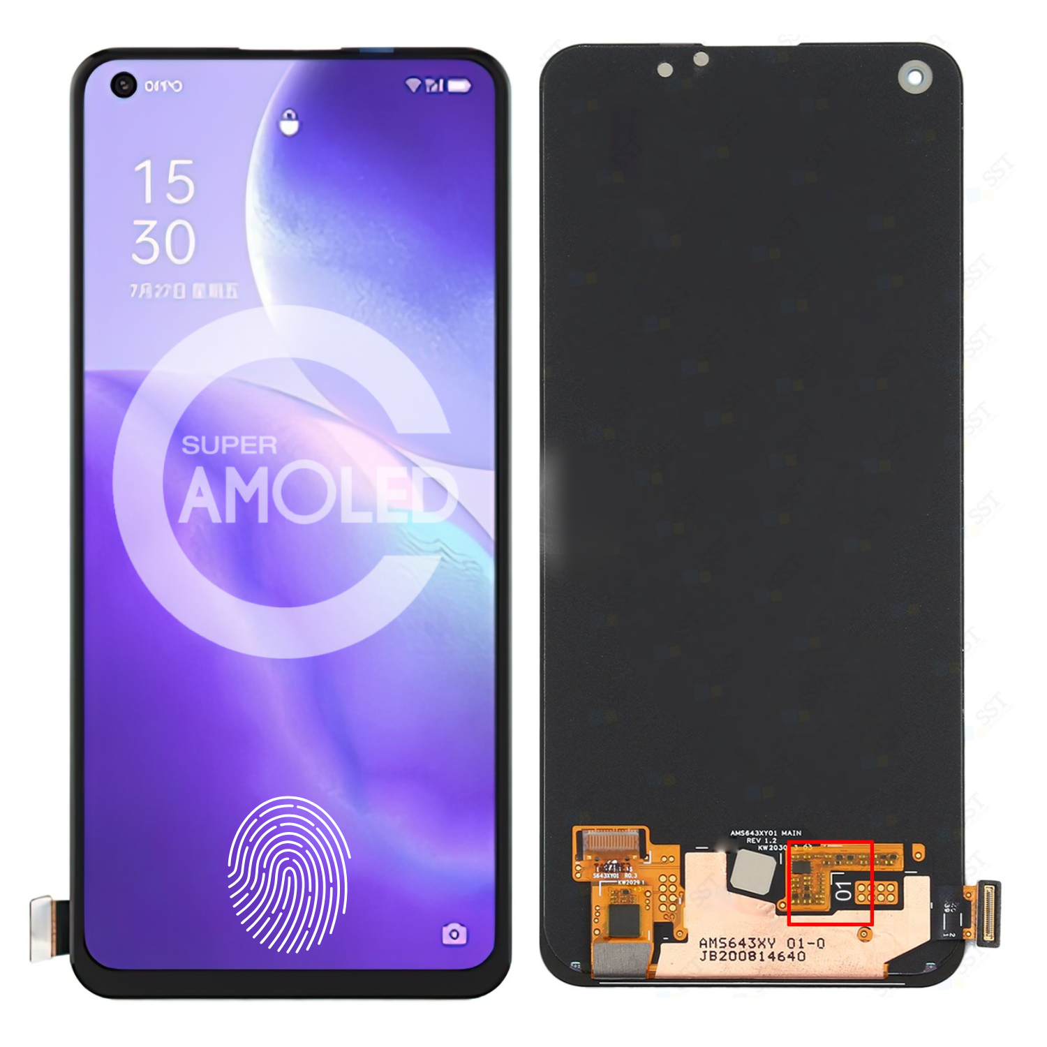 Pantalla Display Oppo Reno 7 4G / Reno 8 4G / Reno 8 5G / Reno 8 Lite / Reno 7 SE 5G / Realme 9 Pro Plus / Find X5 Lite / F21 Pro / Realme Gt Neo 3T