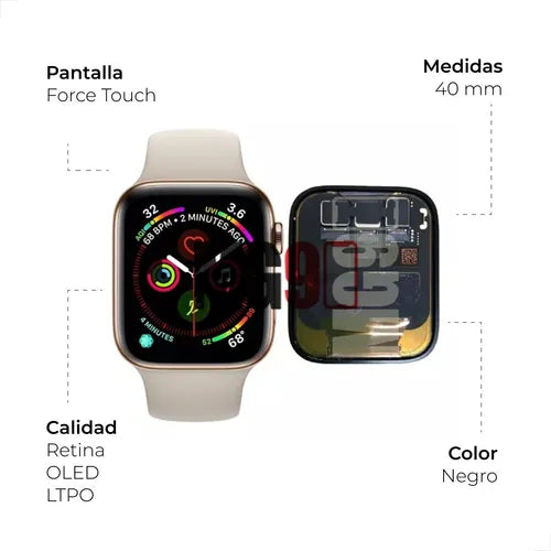 Pantalla Display Apple Watch Serie 4