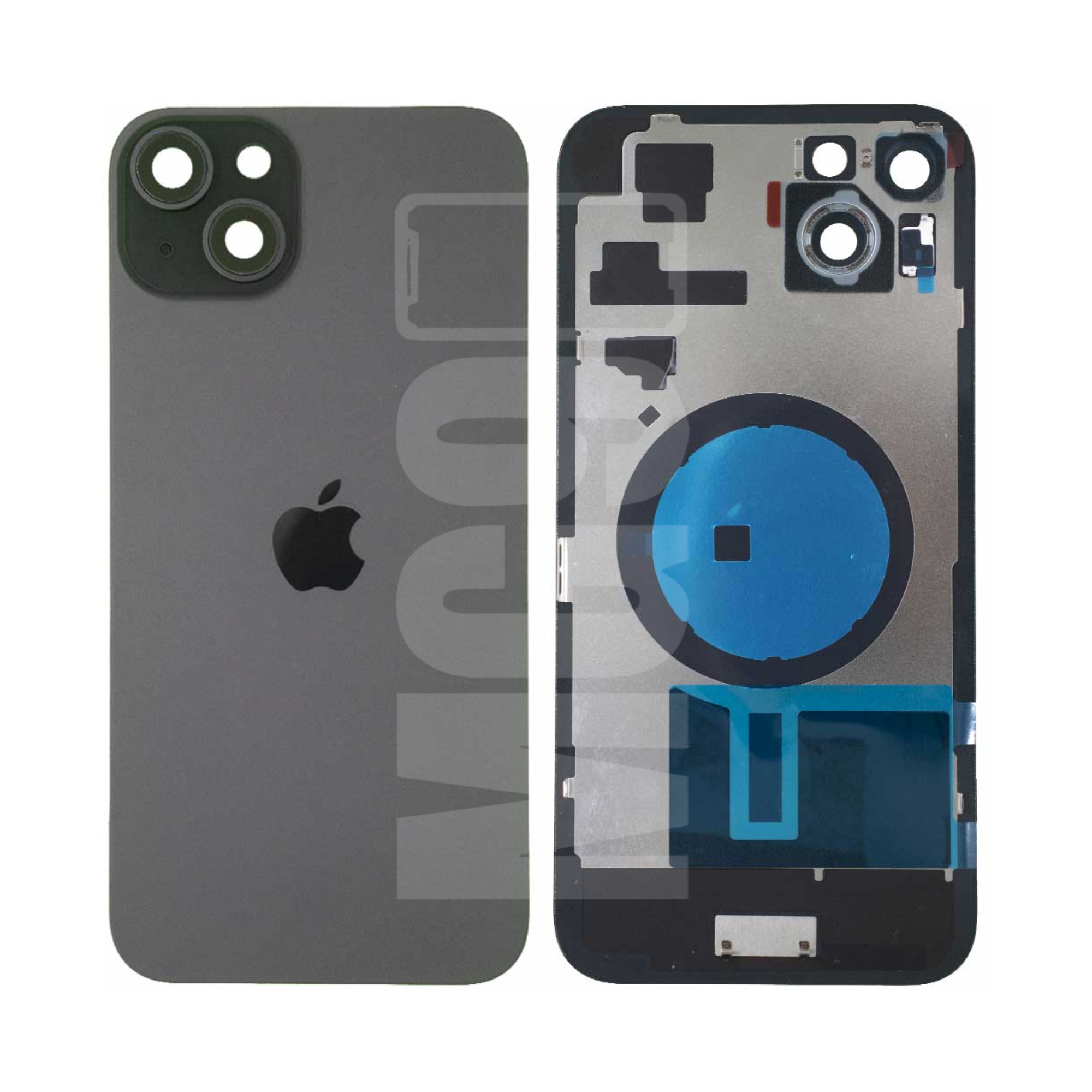 Tapa Apple iPhone 15 Plus Con Cristal Y Grapa