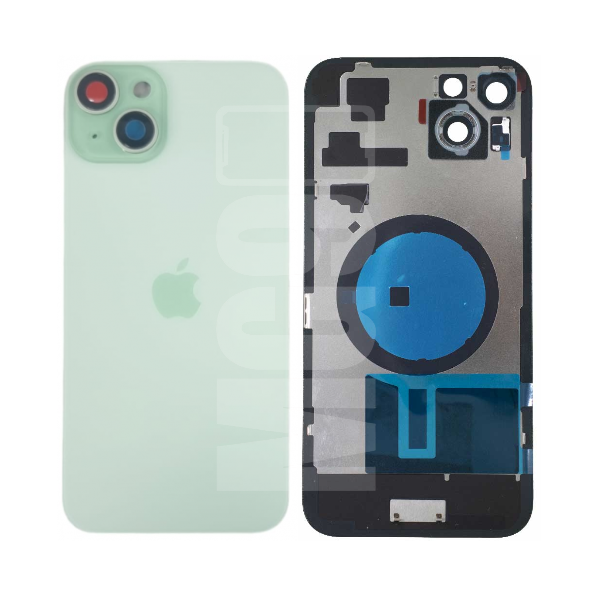 Tapa Apple iPhone 15 Plus Con Cristal Y Grapa